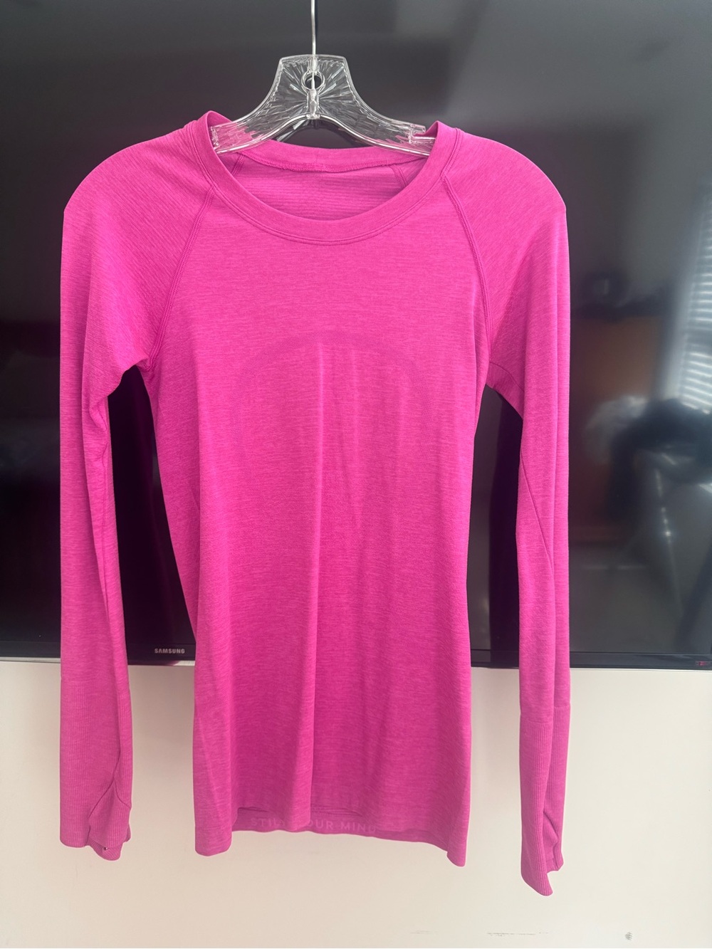 lululemon athletica Women's Long-Sleeve Crew Top - Hot Pink